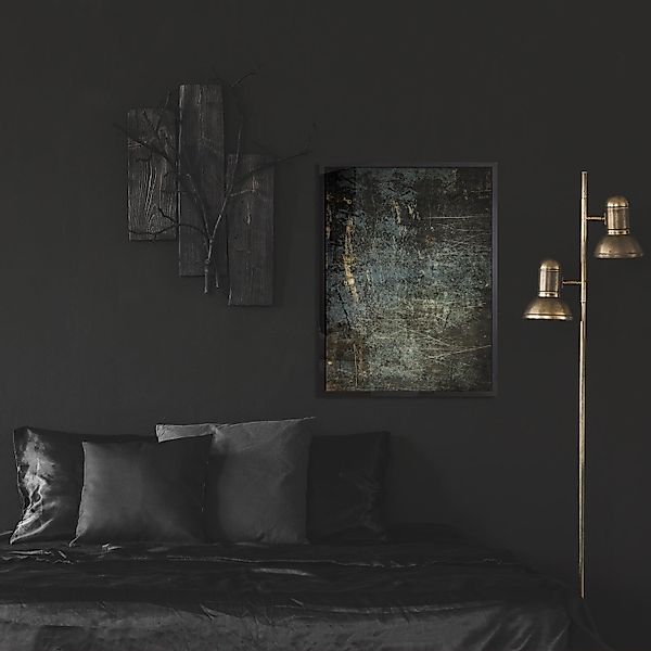 queence Leinwandbild »Abstrakt Dunkel«, Abstrakt-Abstrakte-Kunst-Modern, mi günstig online kaufen