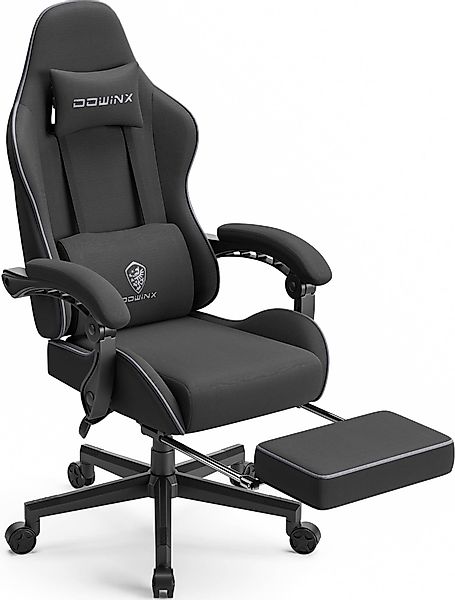Dowinx Gaming-Stuhl Ergonomisches Design mit Massage-Lendenwirbelstütze, günstig online kaufen