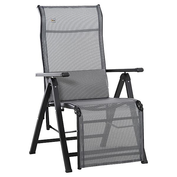 Outsunny Sonnenliege grau Mesh B/H/L: ca. 65x111x70 cm günstig online kaufen