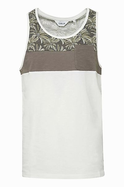 !Solid Tanktop SDFlo ärmelloses Shirt mit Blumen-Print günstig online kaufen