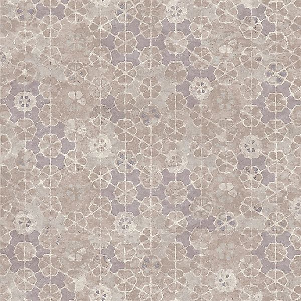 Bricoflor Retro Tapete Spanisch Boho Vliestapete in Rot Braun Aubergine Vli günstig online kaufen