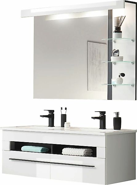 INOSIGN Badmöbel-Set "Cantara, Bad im modernen Design, 2-teiliges Badezimme günstig online kaufen