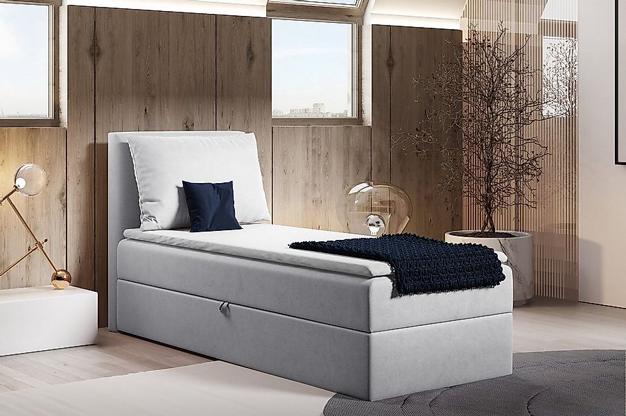 Sofnet Boxbett Egro Mini (mit Bettkasten, Bonell-Matratze und Topper), Einz günstig online kaufen