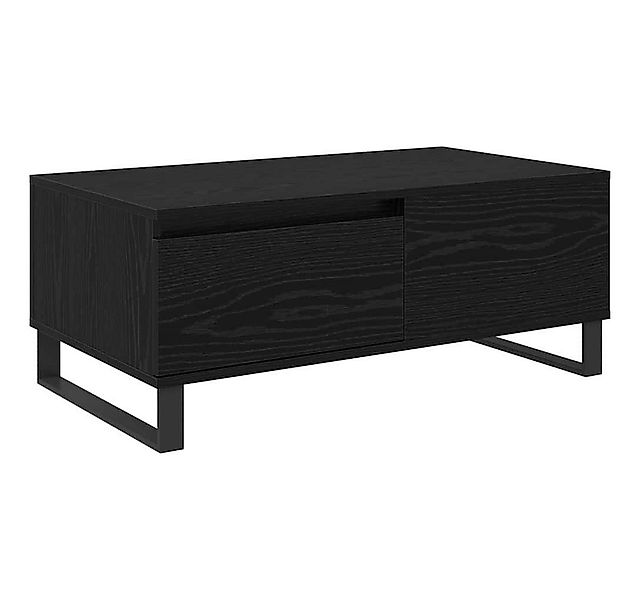 vidaXL Couchtisch Couchtisch Schwarz Eichen-Optik 90 x 50 x 36,5 cm Holzwer günstig online kaufen