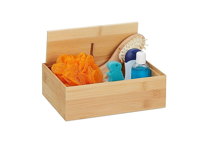 relaxdays Aufbewahrungsbox mit Deckel günstig online kaufen