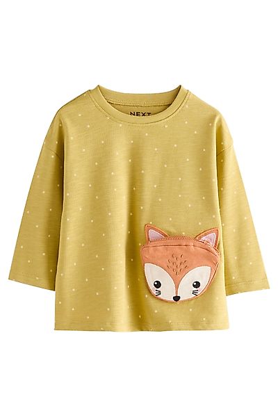 Next Langarmshirt Langärmeliges Taschen T-Shirt (1-tlg) günstig online kaufen