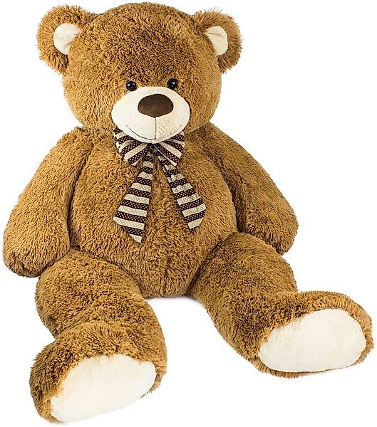 BRUBAKER Kuscheltier Riesen XXL Teddybär (150 cm) (1-St., mit gestreifter S günstig online kaufen