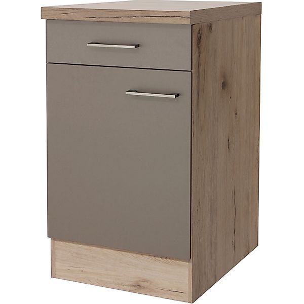 Flex-Well Unterschrank 30 cm Arizona Quarz Cubanit-San Remo Eiche günstig online kaufen