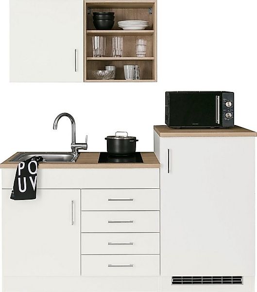 KOCHSTATION Pantryküche KS-Mali, Breite 160 cm, mit E-Geräten günstig online kaufen