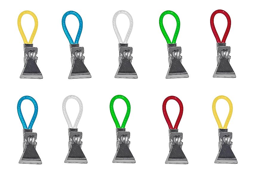 Reinex Handtuchklemme 10 HANDTUCHCLIPS mit Öse günstig online kaufen