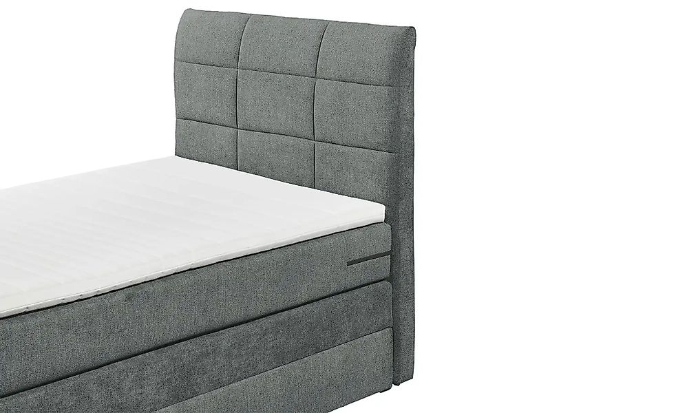 uno Boxspringbett mit Bettkasten Kosmo ¦ grau ¦ Maße (cm): B: 103 H: 113 Be günstig online kaufen