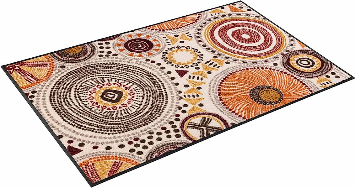 wash+dry by Kleen-Tex Teppich "Boho Style" rechteckig 7 mm Höhe In- und Out günstig online kaufen