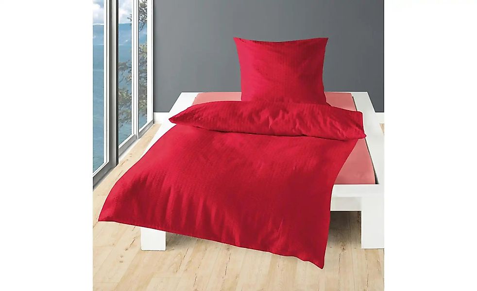 BIERBAUM Bettwäsche "Chic Uni" 2 Stk. Schickes Unidesign: Modern und elegan günstig online kaufen