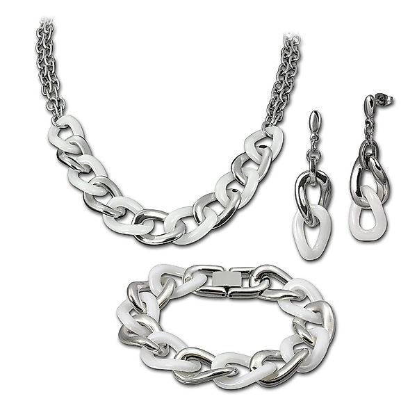 Amello Schmuckset Amello Edelstahlschmuckset Keramik O+A+K günstig online kaufen