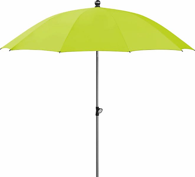 Schneider Marktschirm Ø 220 cm Apfelgrün mit Push-Up Mechanik günstig online kaufen