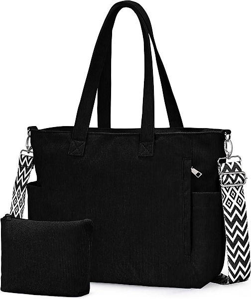 LuxusKollektion Shopper Große Cord Tote Bag günstig online kaufen