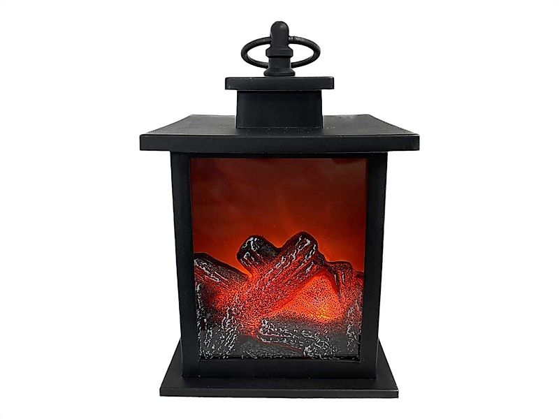 Coen Bakker Deco BV Dekokamin Fireplaces (1-St), Laterne schwarz Flammensim günstig online kaufen
