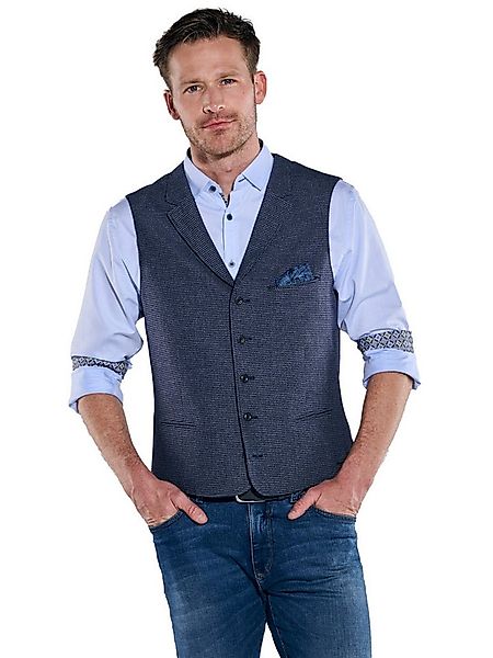 Engbers Anzugweste engbers Herren Sakko-Weste strukturiert, Saphirblau günstig online kaufen