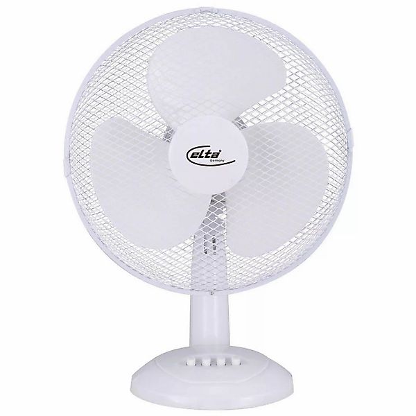 Elta Tischventilator TVT-30.2 weiß Metall Kunststoff D: ca. 30 cm günstig online kaufen