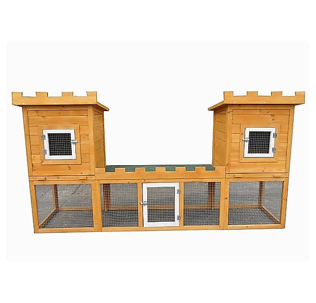 Mucola Kleintierkäfig Kleintierstall Hasenstall Freigehege Haus Schloss Kan günstig online kaufen