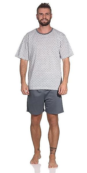 EloModa Capri-Pyjama Herren Pyjama Short und Tshirt Schlafanzug Nachthemd, günstig online kaufen