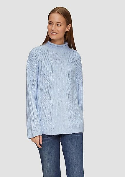 s.Oliver Longpullover Strickpullover Relaxed Fit Pullover aus Alpakamix günstig online kaufen