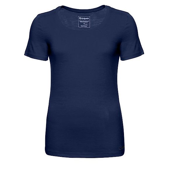 Kaipara - Merino Sportswear Rundhalsshirt Merino Shirt Damen Kurzarm Slimfi günstig online kaufen