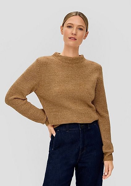 s.Oliver Longpullover Strickpullover Strickpullover aus Wollmix günstig online kaufen