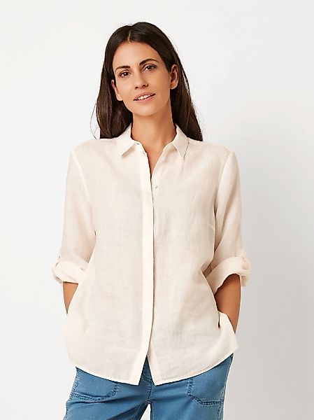 TONI Klassische Bluse "Clay 3/4-Arm" aus sommerlicher Leinenqualität günstig online kaufen