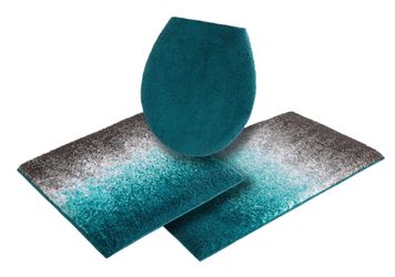 my home Badematte "Elif, Badvorleger, Badezimmer Teppich" Höhe 15 mm rutsch günstig online kaufen