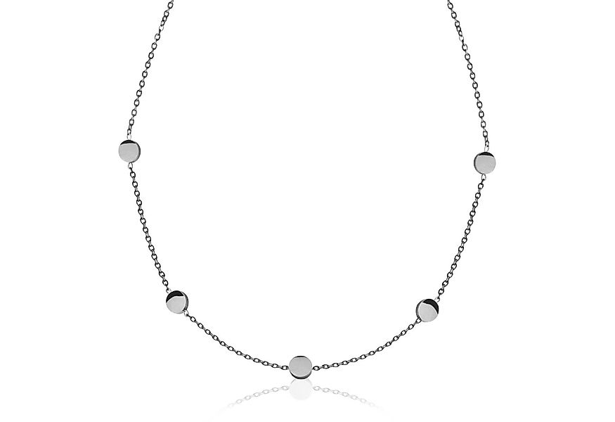 ALEXASCHA Choker Kurze Kette mit Plättchen • Edelstahlkette • Münzkette • v günstig online kaufen