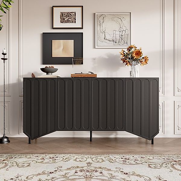 FUFU&GAGA Sideboard mit 4 Türen günstig online kaufen