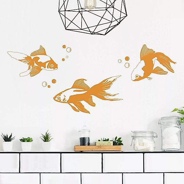 Wandtattoo Badezimmer Goldfische Set günstig online kaufen