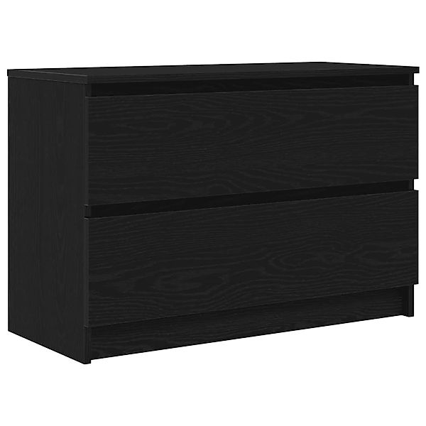vidaXL TV-Schrank Schwarz 80x35x54 cm Holzwerkstoff 861788 günstig online kaufen