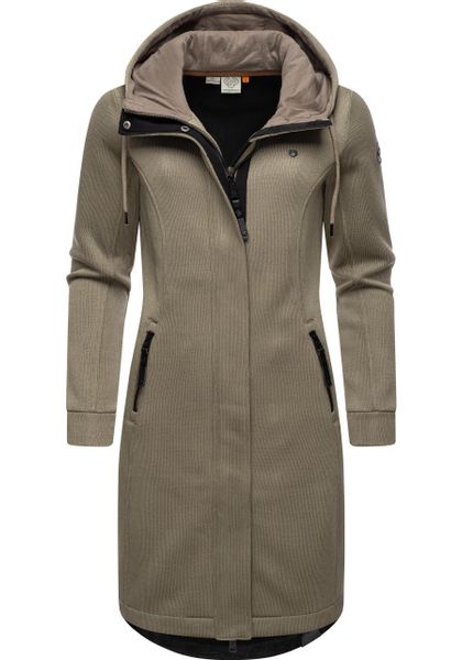 Ragwear Kurzmantel "Letti Long Bonded" Übergangsmantel aus Rippstrick mit K günstig online kaufen