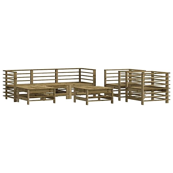 vidaXL 7-Tlg Garten-Lounge-Set Kiefernholz Imprägniert 3186269 günstig online kaufen