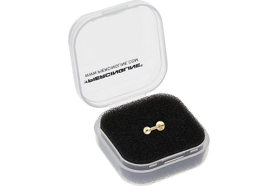 PIERCINGLINE Piercing-Set 14/18 Karat Gold Labret (Labrets, 1-tlg) günstig online kaufen