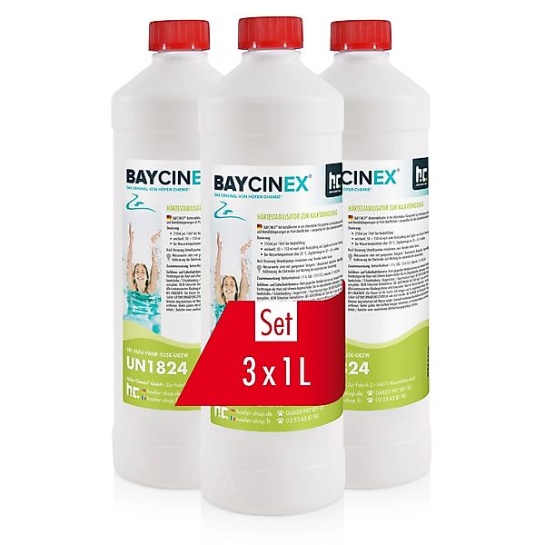 Baycinex Härtestabilisator zur Kalkvermeidung 3 x 1l günstig online kaufen