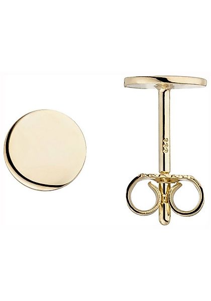 JOBO Paar Ohrstecker Plättchen, 333 Gold günstig online kaufen