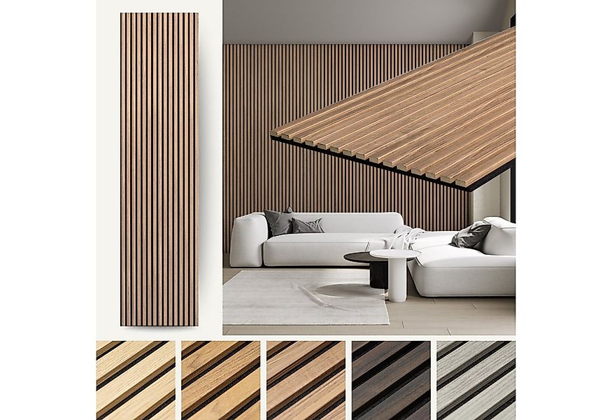 MTP Online-Shop GmbH Wandpaneel, Walnuss - 240x60cm, Schallabsorption & mod günstig online kaufen