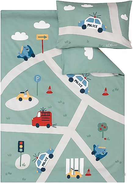 s.Oliver Kinderbettwäsche Satinbettwäsche s.Oliver Junior Straßen, günstig online kaufen