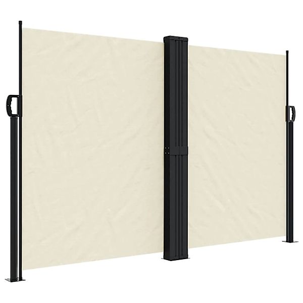 furnicato Seitenmarkise Ausziehbar Creme 160x600 cm günstig online kaufen