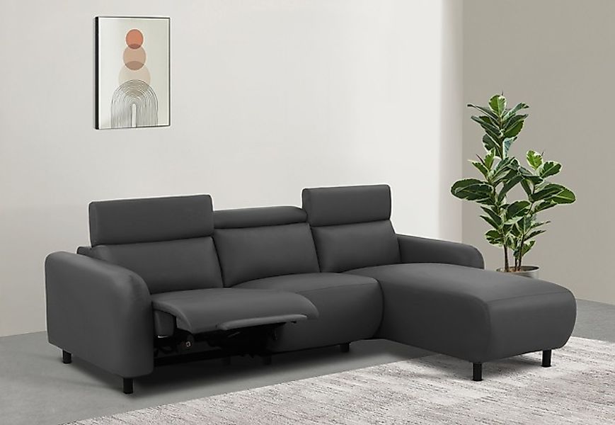 Home affaire Ecksofa »SKAANE Kunstleder, L-Form, 274 cm, manuelle u. elektr günstig online kaufen