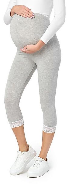Be Mammy Umstandsleggings 3/4 Capri Umstandhose BE20-161 (1-tlg) aus Viskos günstig online kaufen