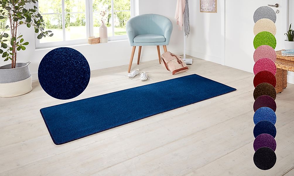 HANSE Home Teppich »Shashi«, rechteckig, 8,5 mm Höhe, Kurzflor, Unifarben, günstig online kaufen