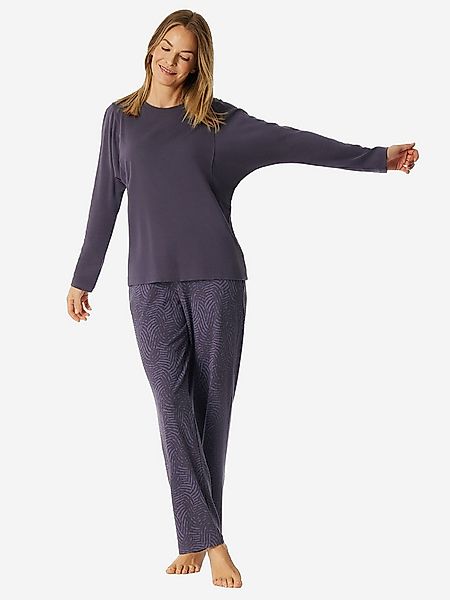 Schiesser Pyjama Selected Premium Warming (2 tlg) schlafanzug schlafmode be günstig online kaufen