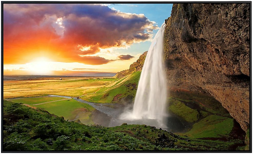 Papermoon Infrarotheizung »Wasserfall, Island« günstig online kaufen