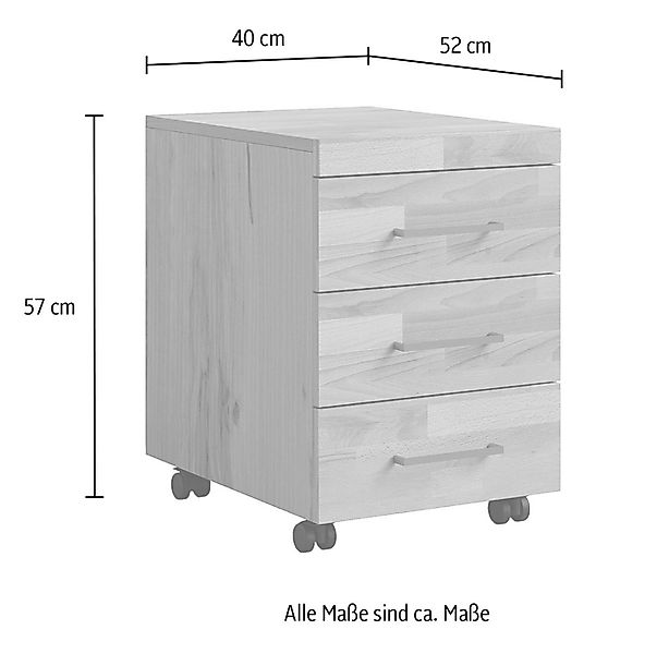 OTTO home Rollcontainer Logo, viel Stauraum, 40cm Breite, passt in verschie günstig online kaufen