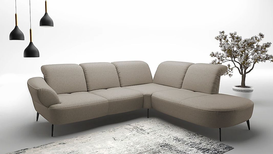 sit&more Ecksofa "Dance, L-Form, inkl. Sitztiefenverstellung" inkl. Click&S günstig online kaufen