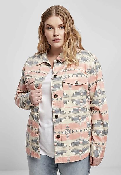 URBAN CLASSICS Outdoorjacke "Damen Ladies Inka Oversized Shirt Jacket", (1 günstig online kaufen